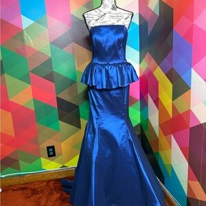 Striking-Stunning …Royal Blue cocktail or prom gown.
